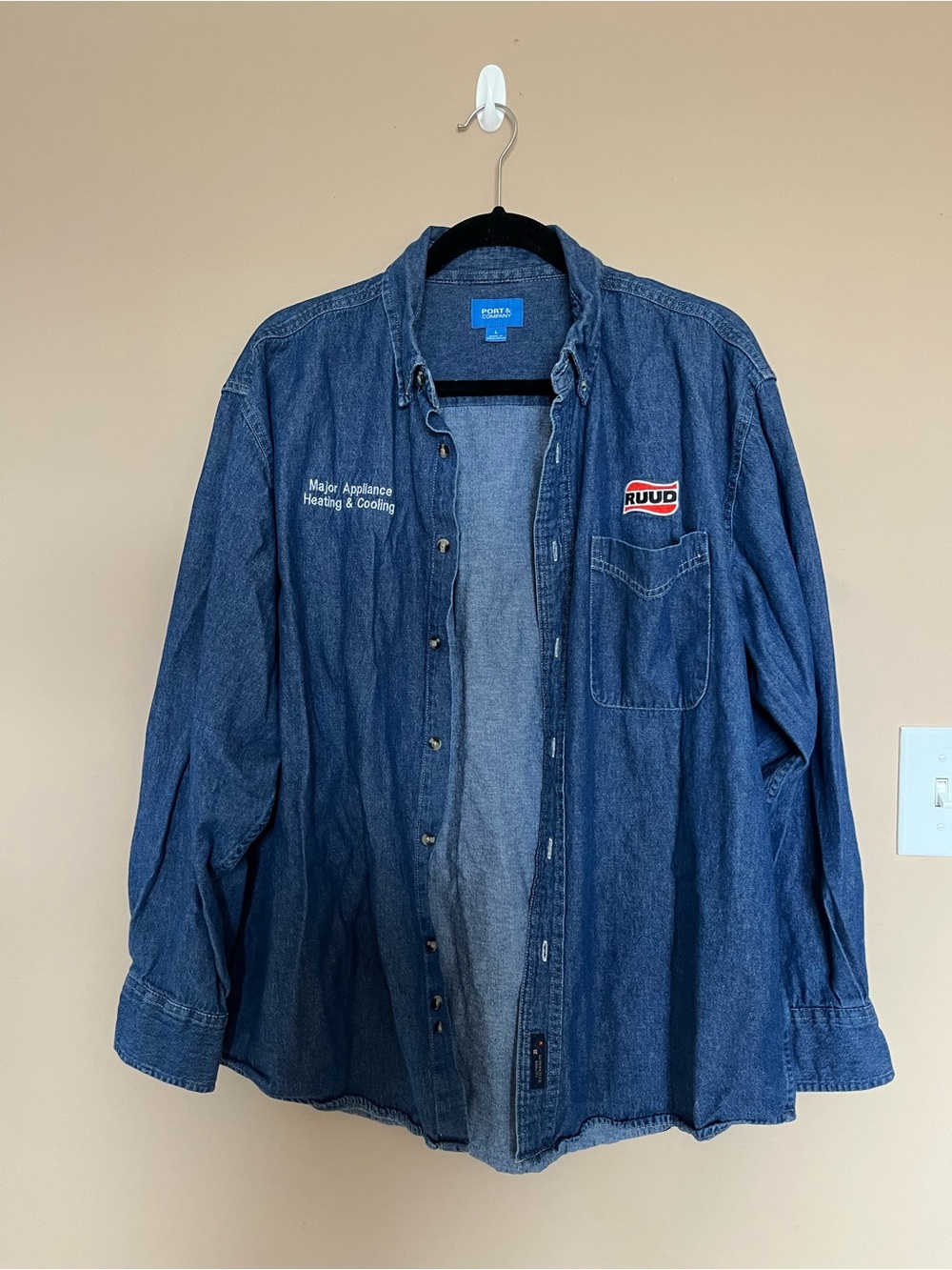 RUUD Embroidered Denim Work Shirt